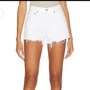 Parker White Denim Shorts